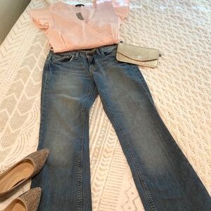 Banana Republic Throwback Button Pocket Low Rise Jeans Sz 25/0S